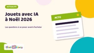 Illustration Tablette Enfant : jouets avec intelligence artificielle à Noël 2026